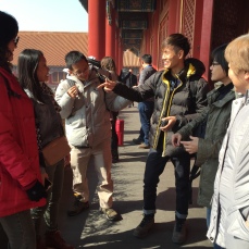 清史网北京考察团在故宫博物院