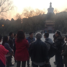 清史网北京考察团在北海公园